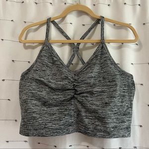 Dip racerback crop top with built in bra size XXL